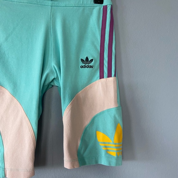 Adidas Blue Retro Cycling Shorts Size XS - Picture 2 of 5